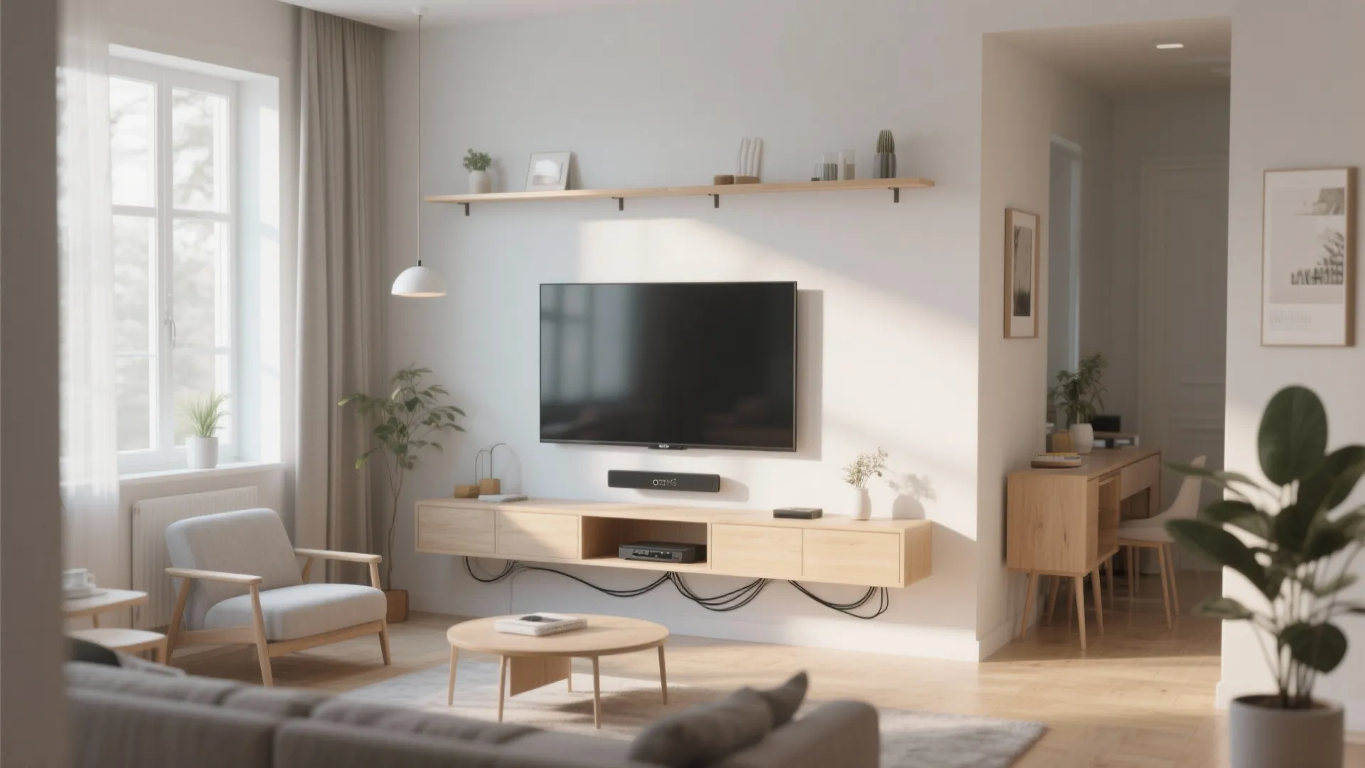 6. Floating Media Console