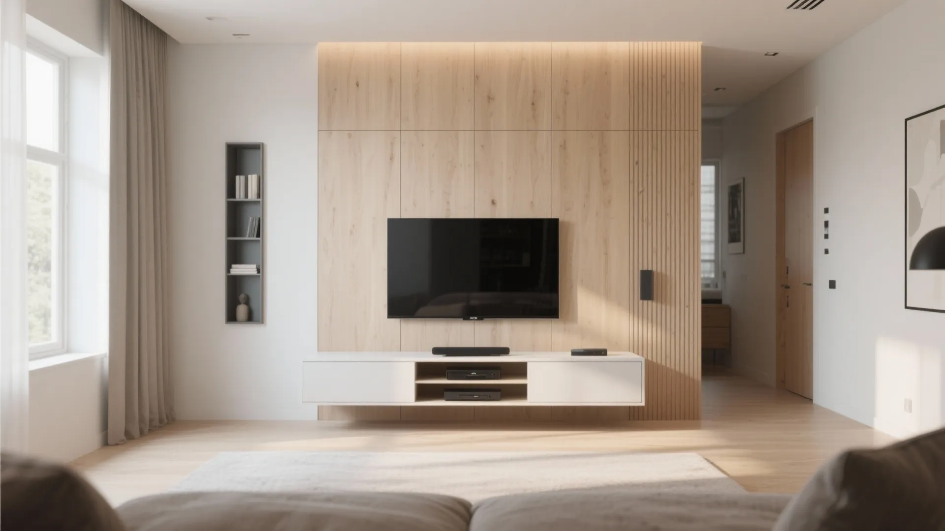 2. Floating Media Console
