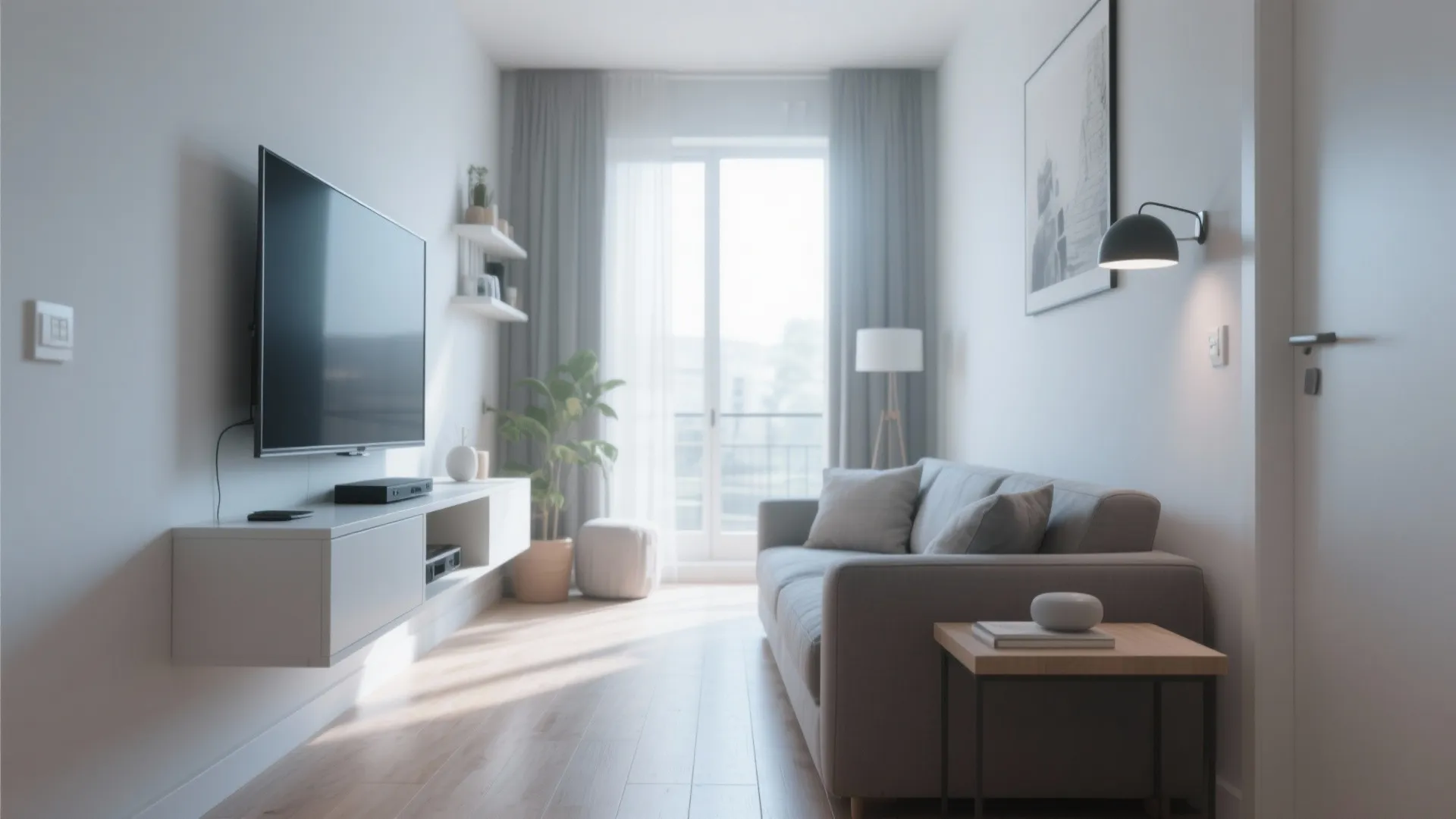 7. Floating Media Console