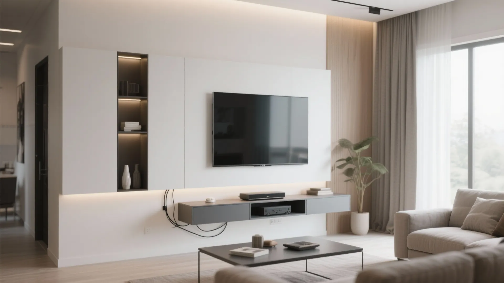 5. Floating Media Console