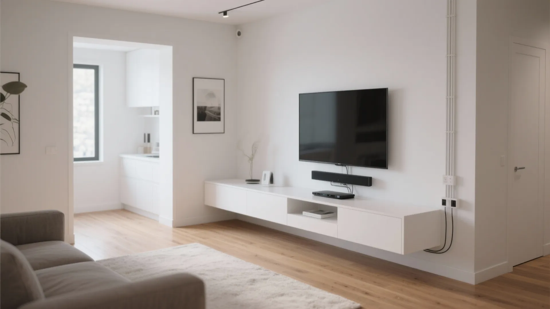 7. Floating Media Console