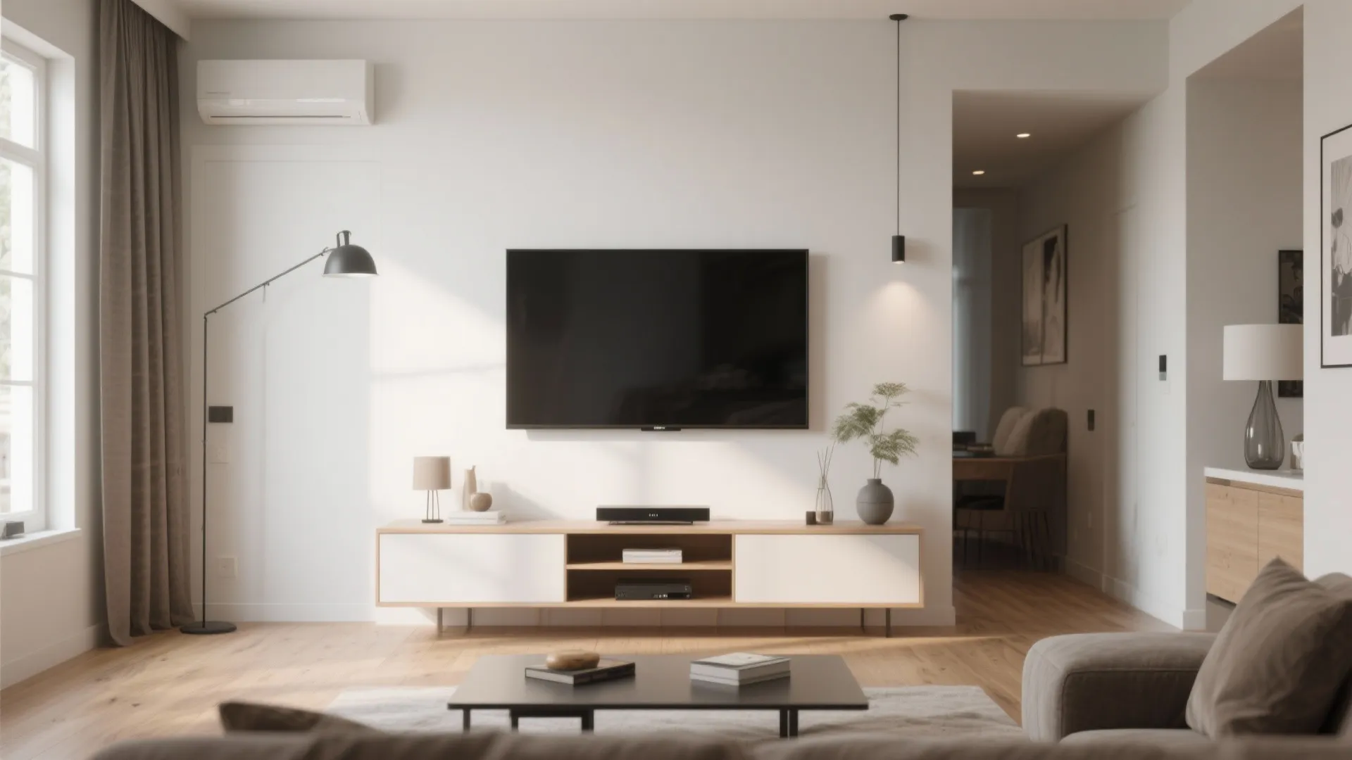 Floating Media Console