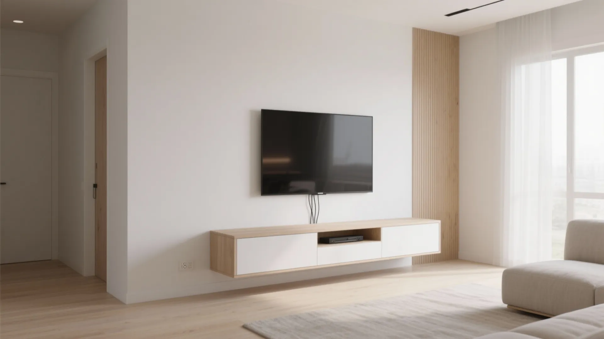 Floating Media Console