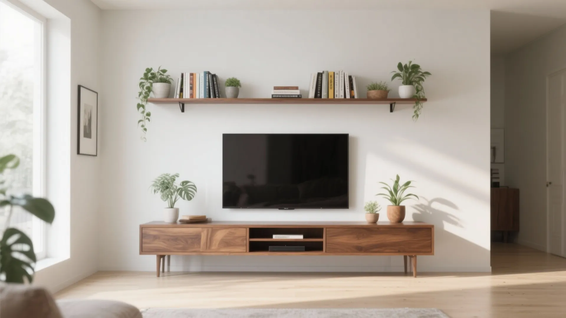 Floating Media Console