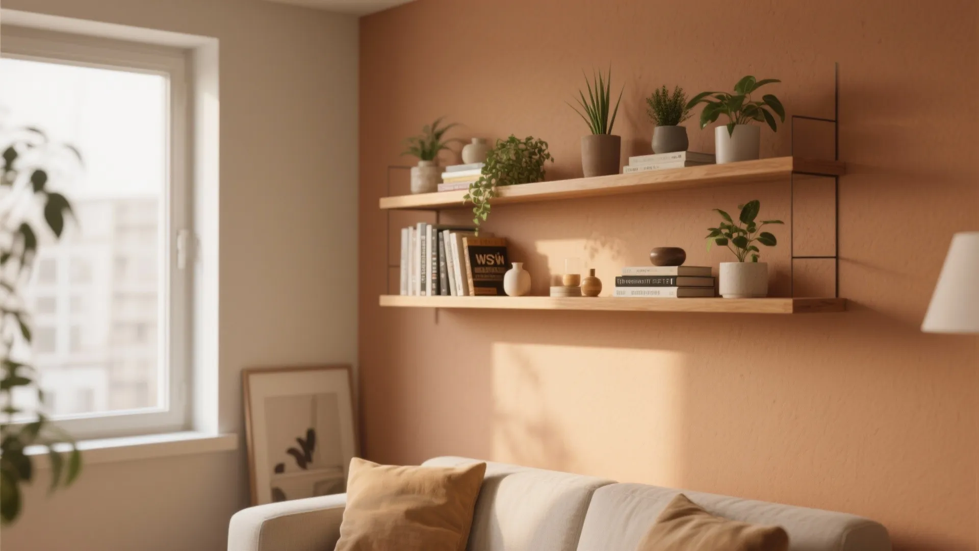 Floating Minimalist Shelves