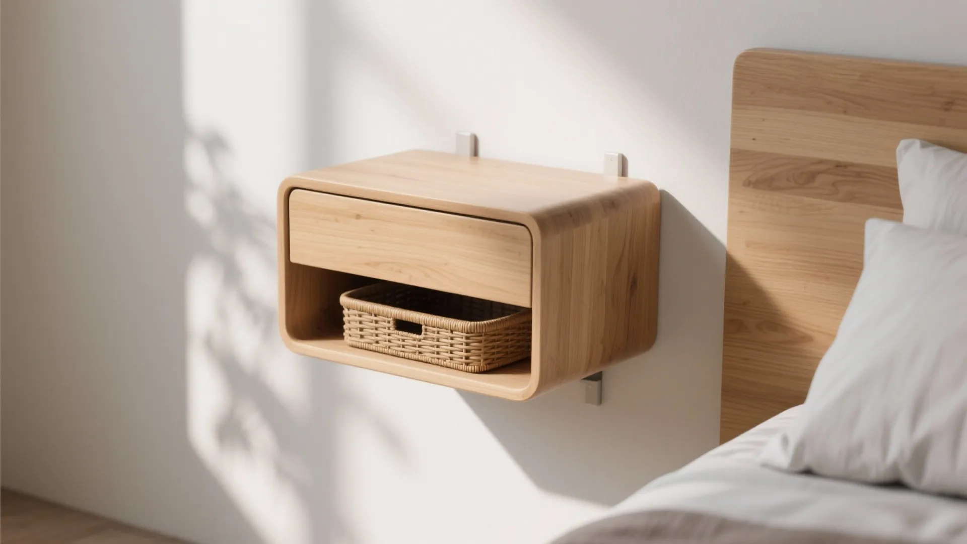 1. Floating Nightstands