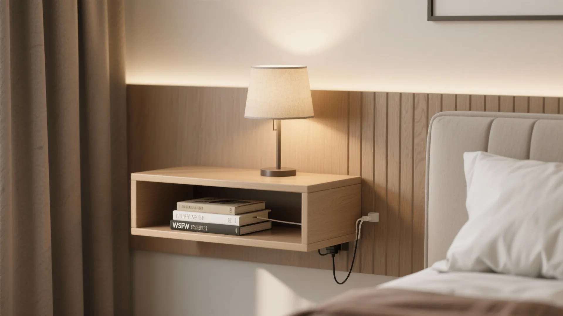 2. Floating Nightstands