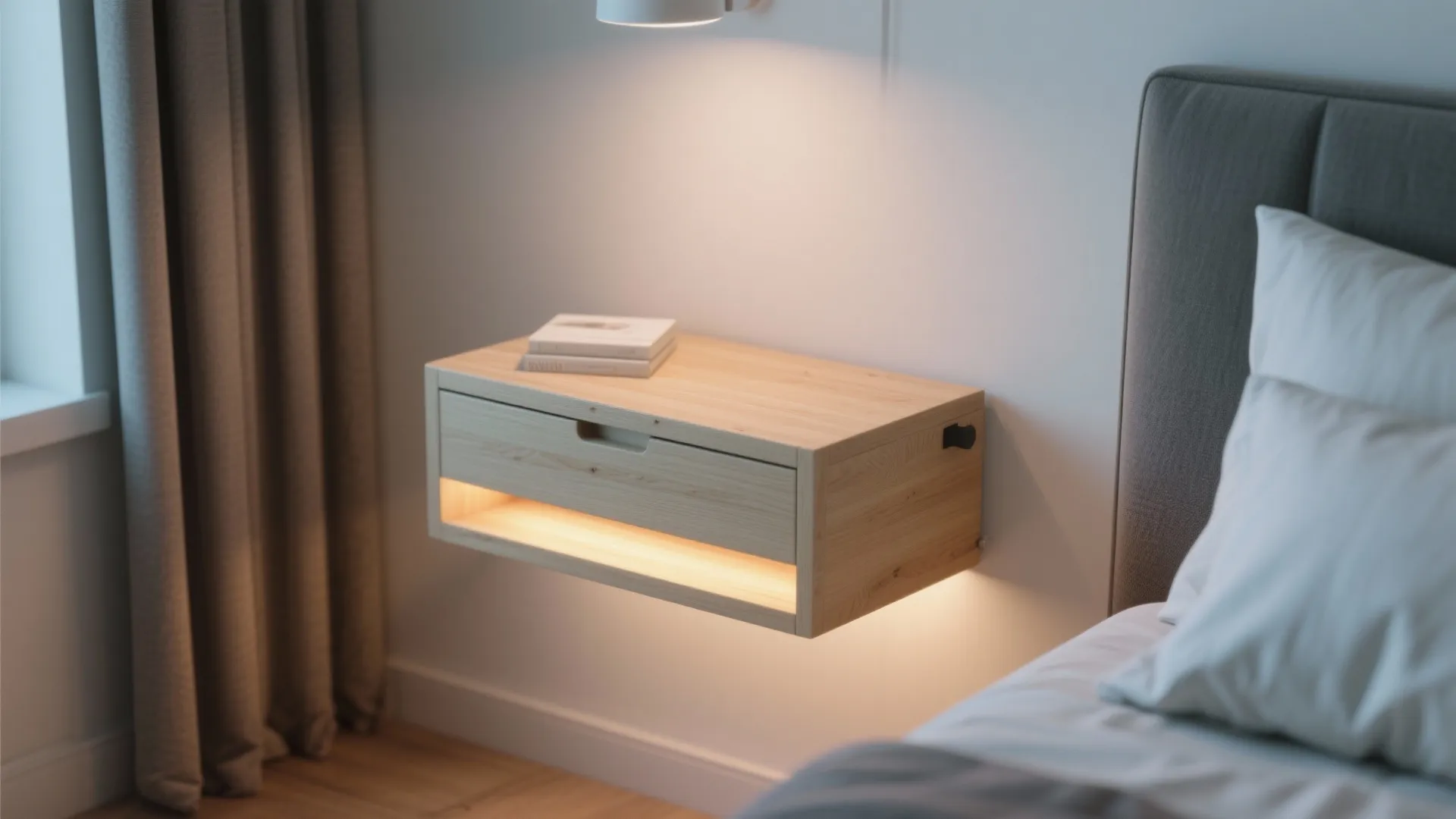 2. Floating Nightstands