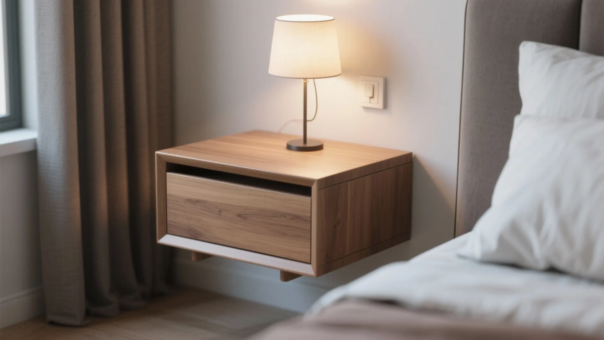 4. Floating Nightstands