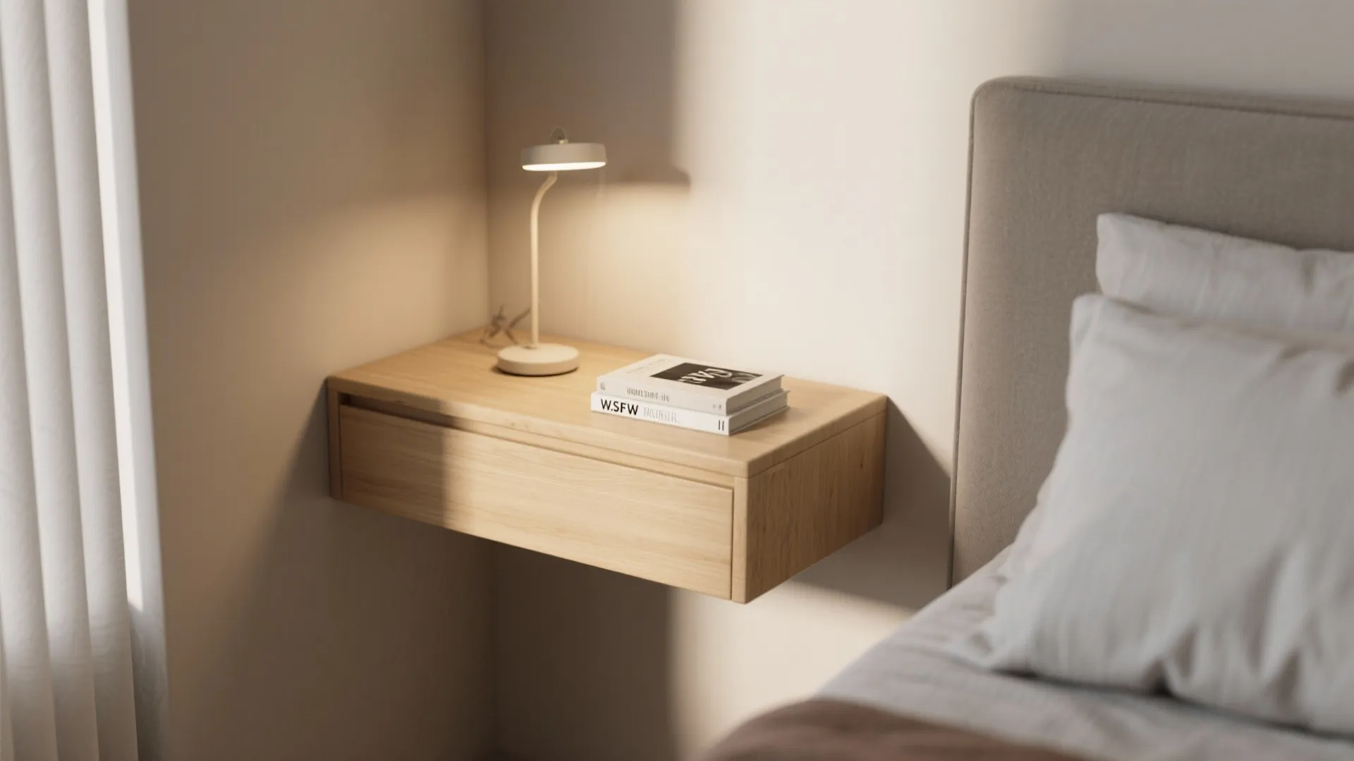 2. Floating Nightstands