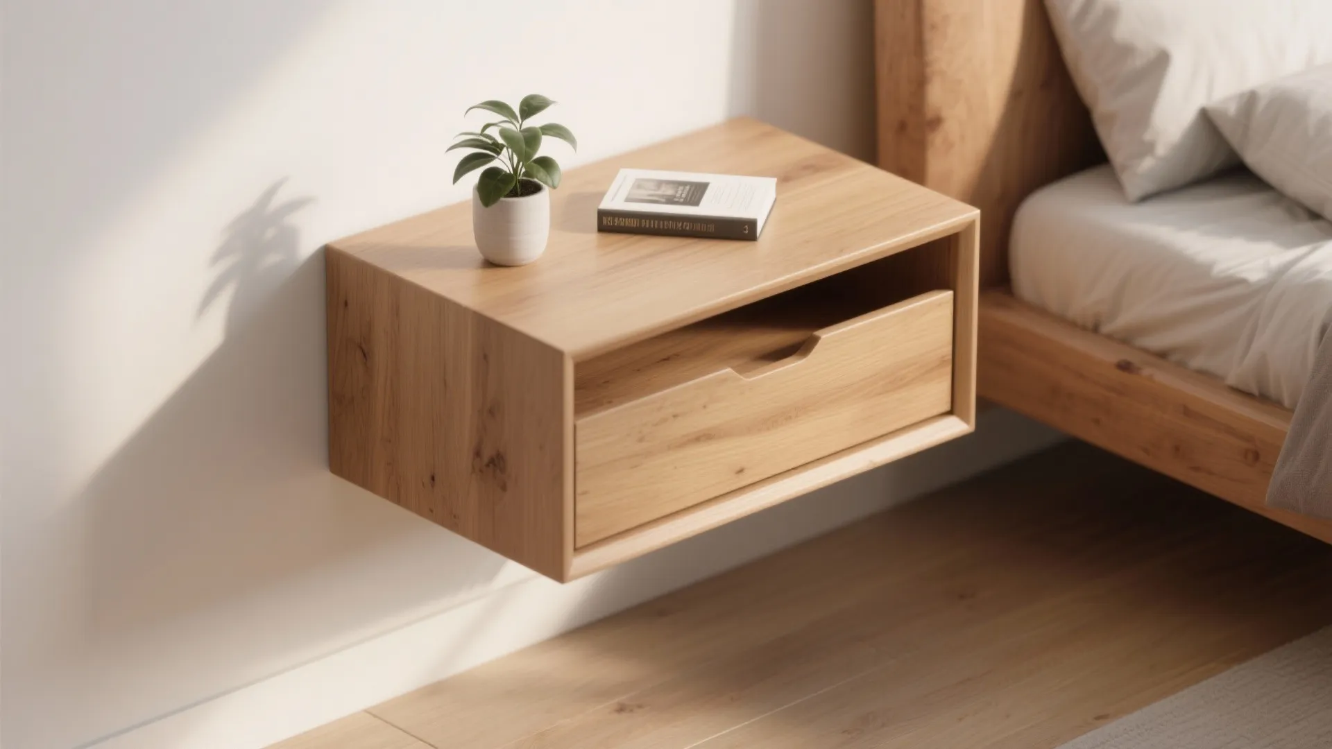 1. Floating Nightstands