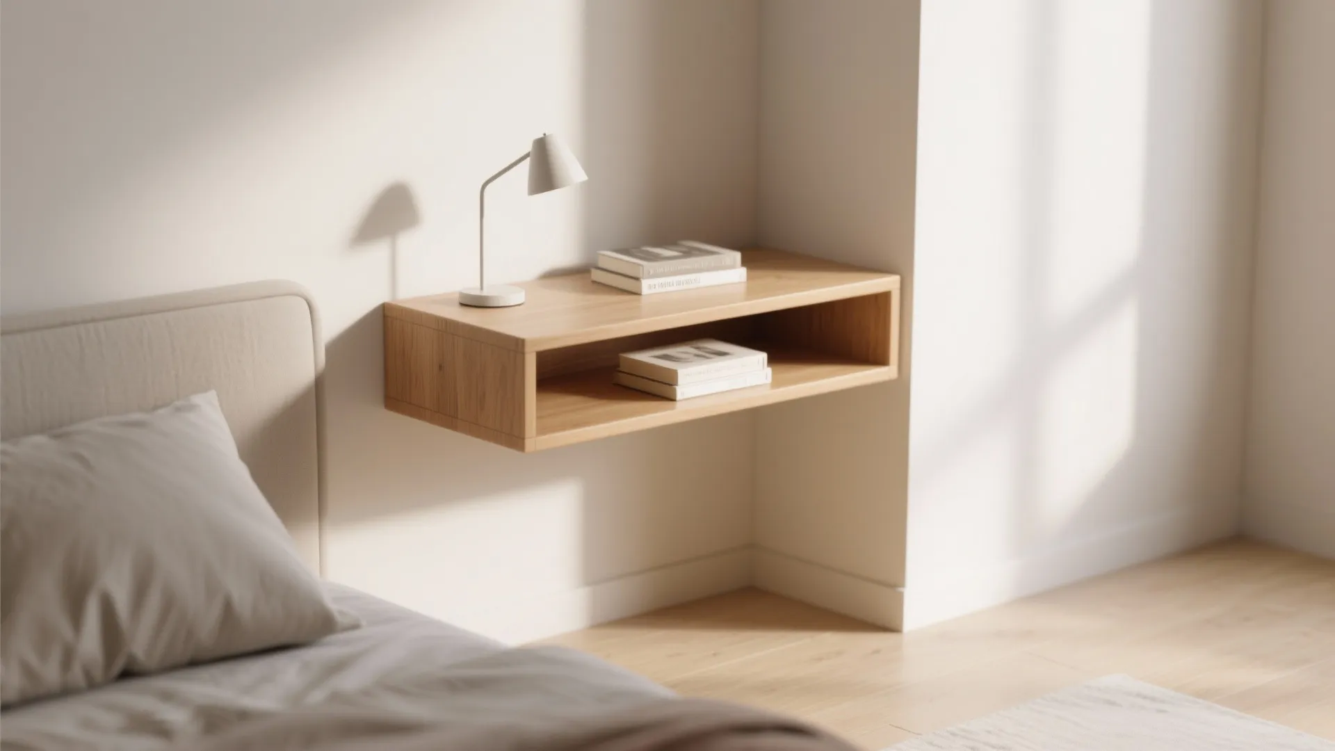 Idea 2: Floating Nightstands