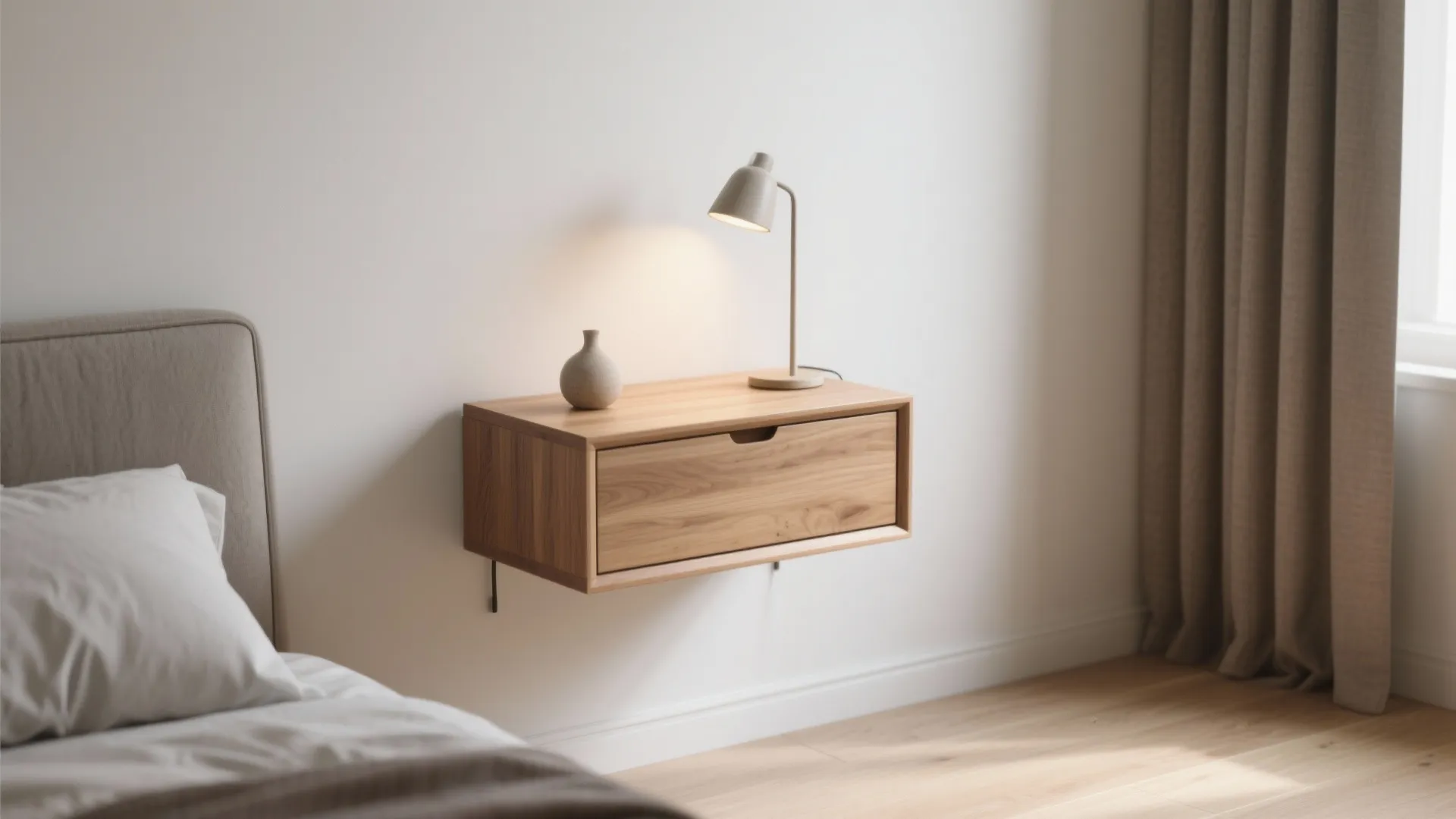 Idea 2: Floating Nightstands