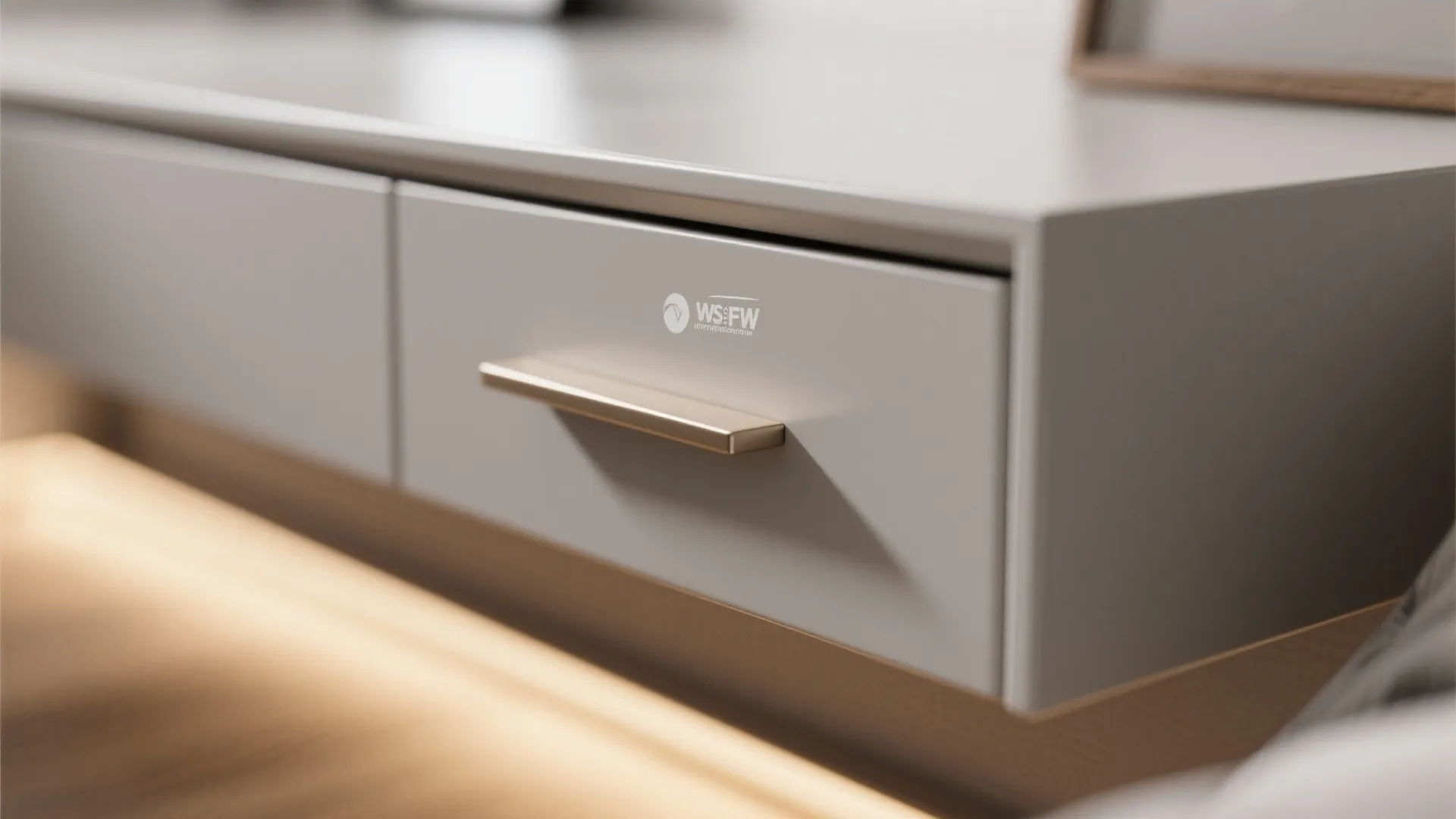 Floating nightstands and lifted profiles