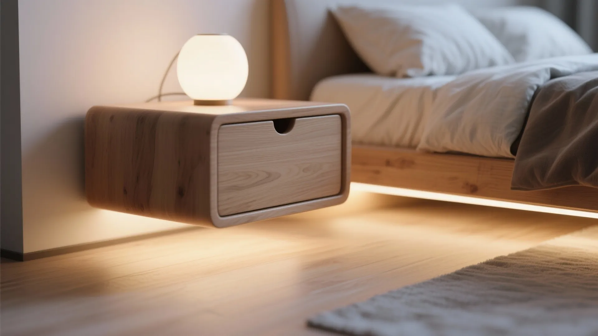 2. Floating Nightstands