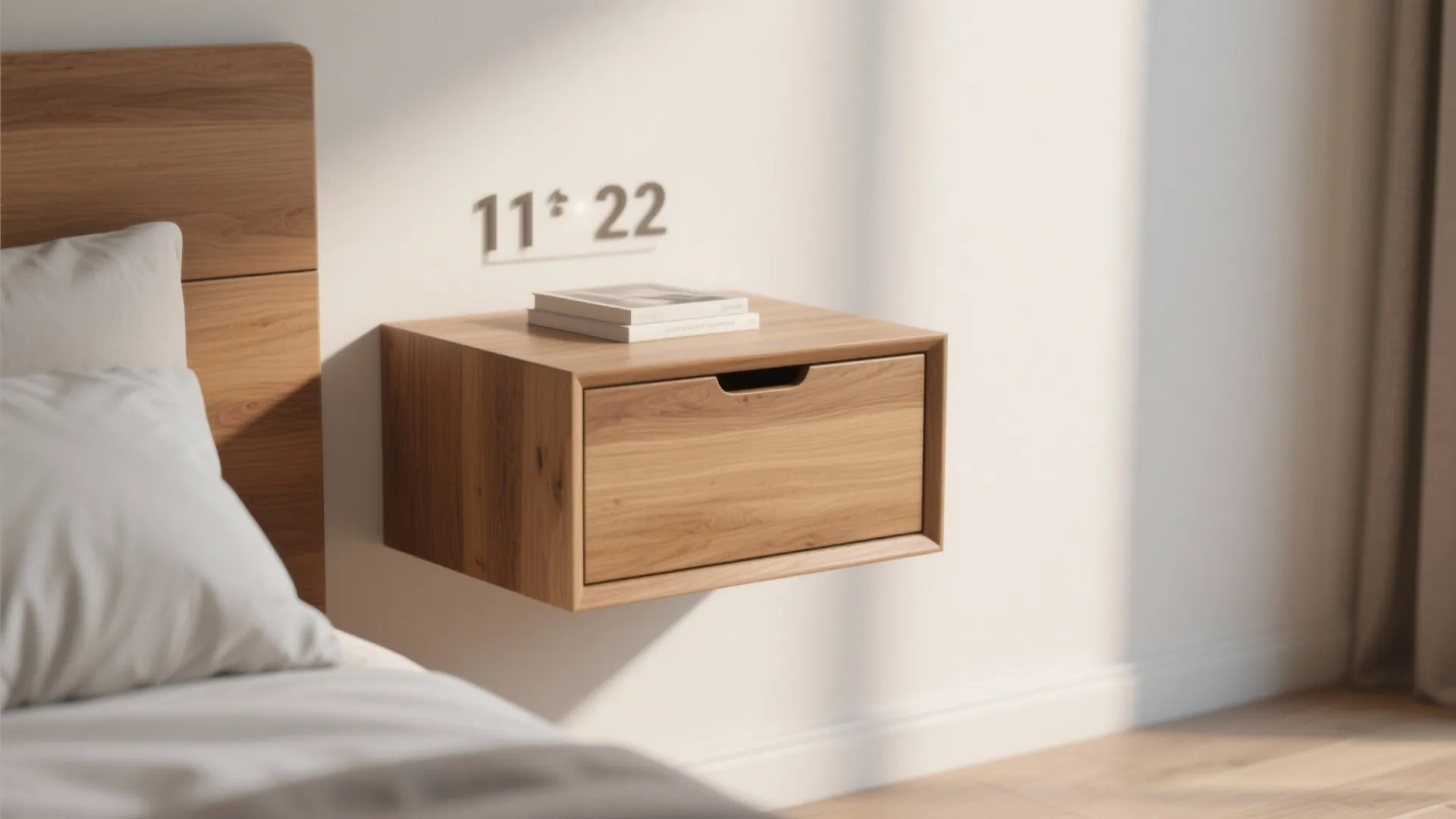 1. Floating Nightstands