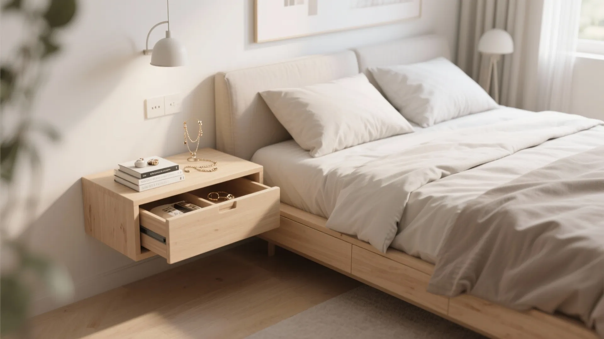 4. Floating Nightstands