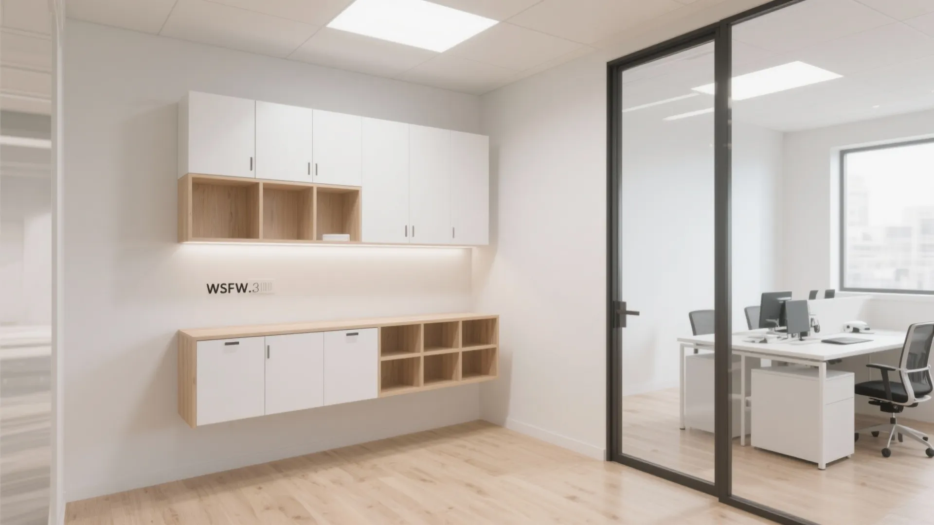 6. Wall-Mounted Floating Cabinets