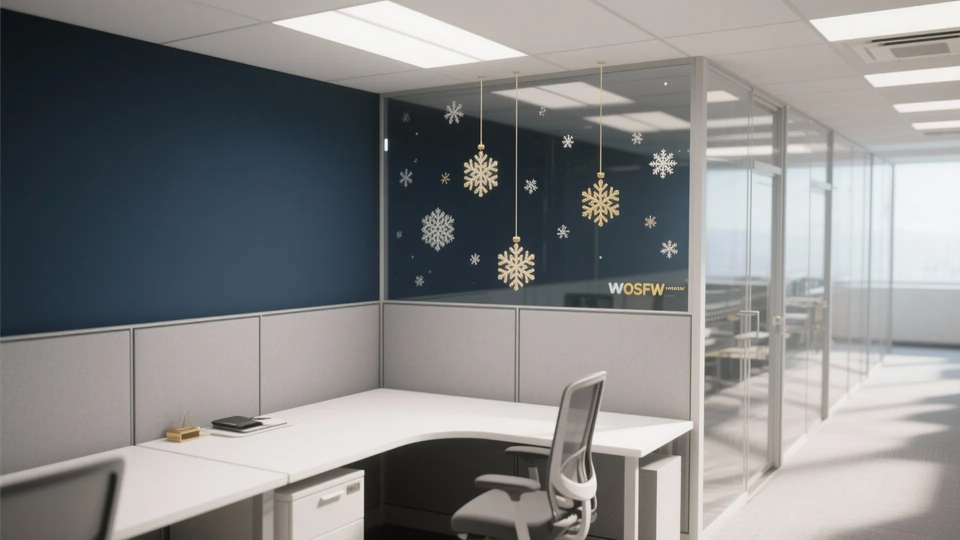 Idea 4: Floating decor with fishing line