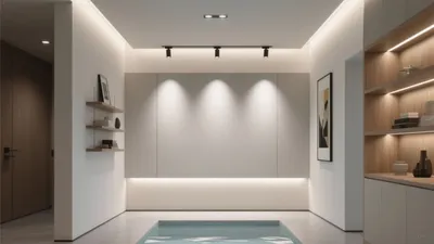 Modern Indoor Pool Area with Minimalist Design