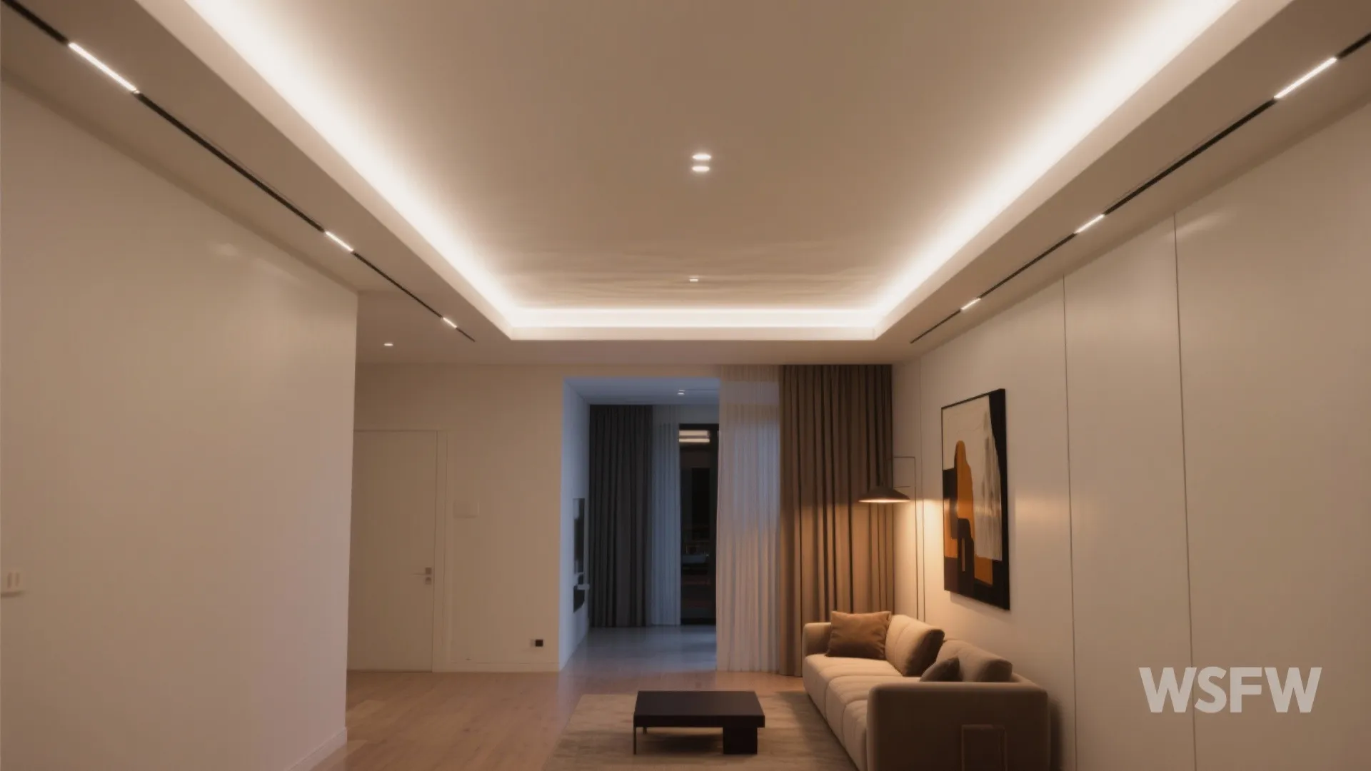 Floating Perimeter with Hidden LED