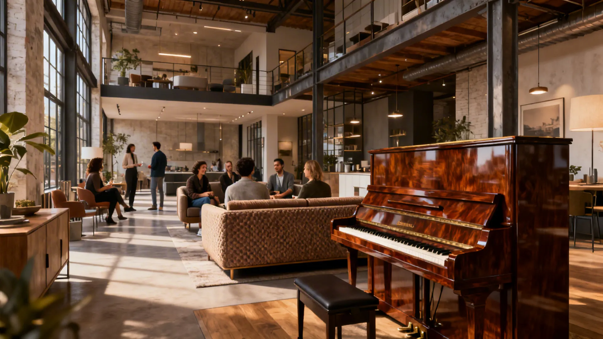 3. Floating With a Backdrop Sofa