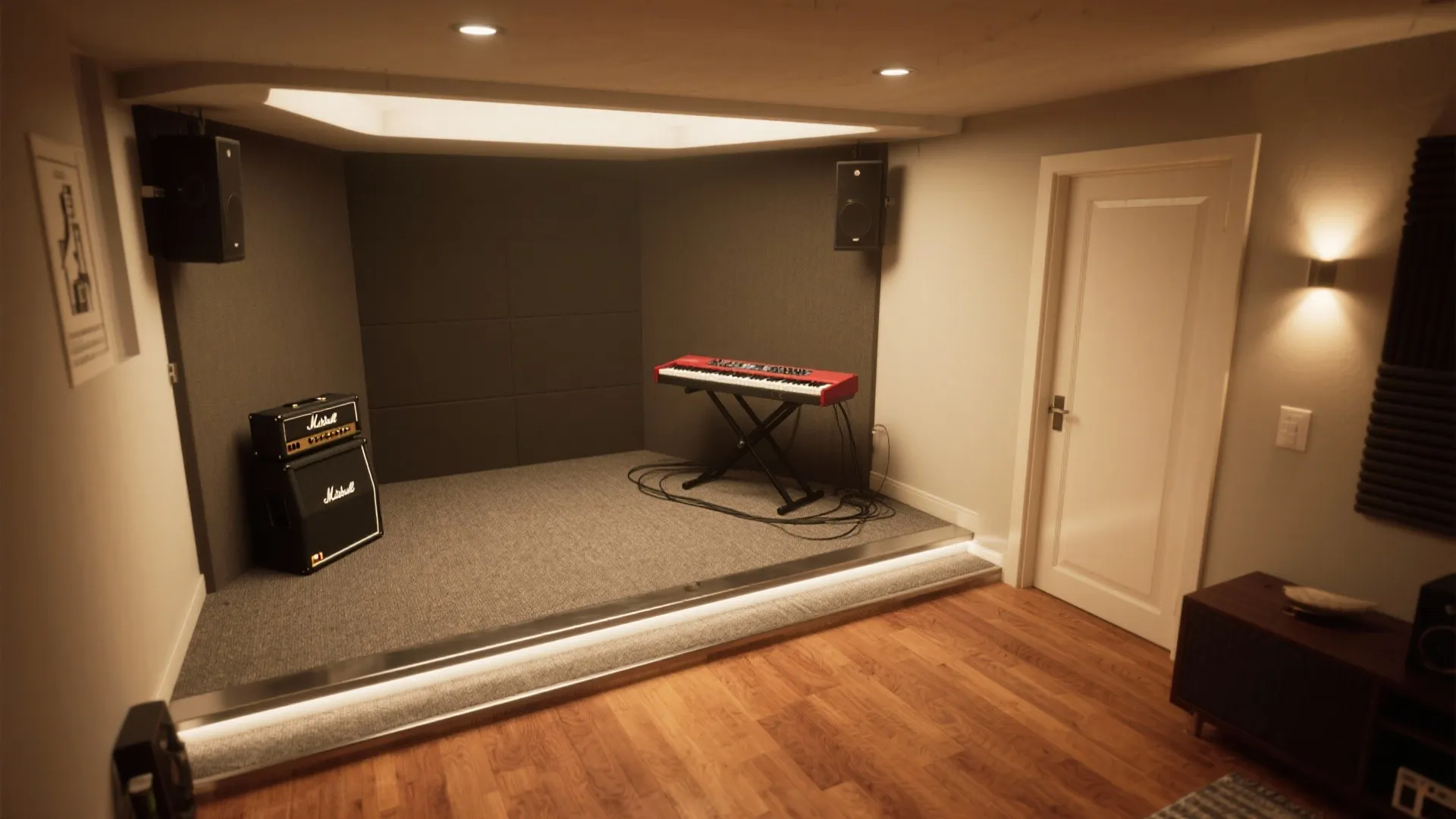 2. Floating platform for focused listening