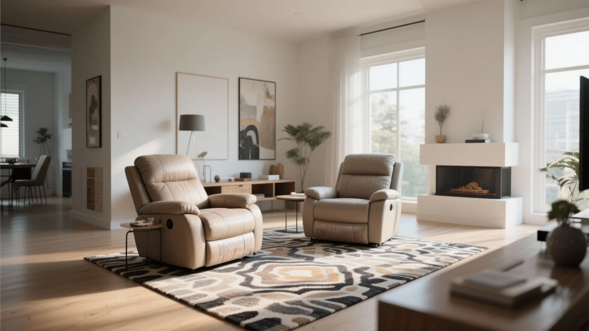 6. Floating Recliner Layout