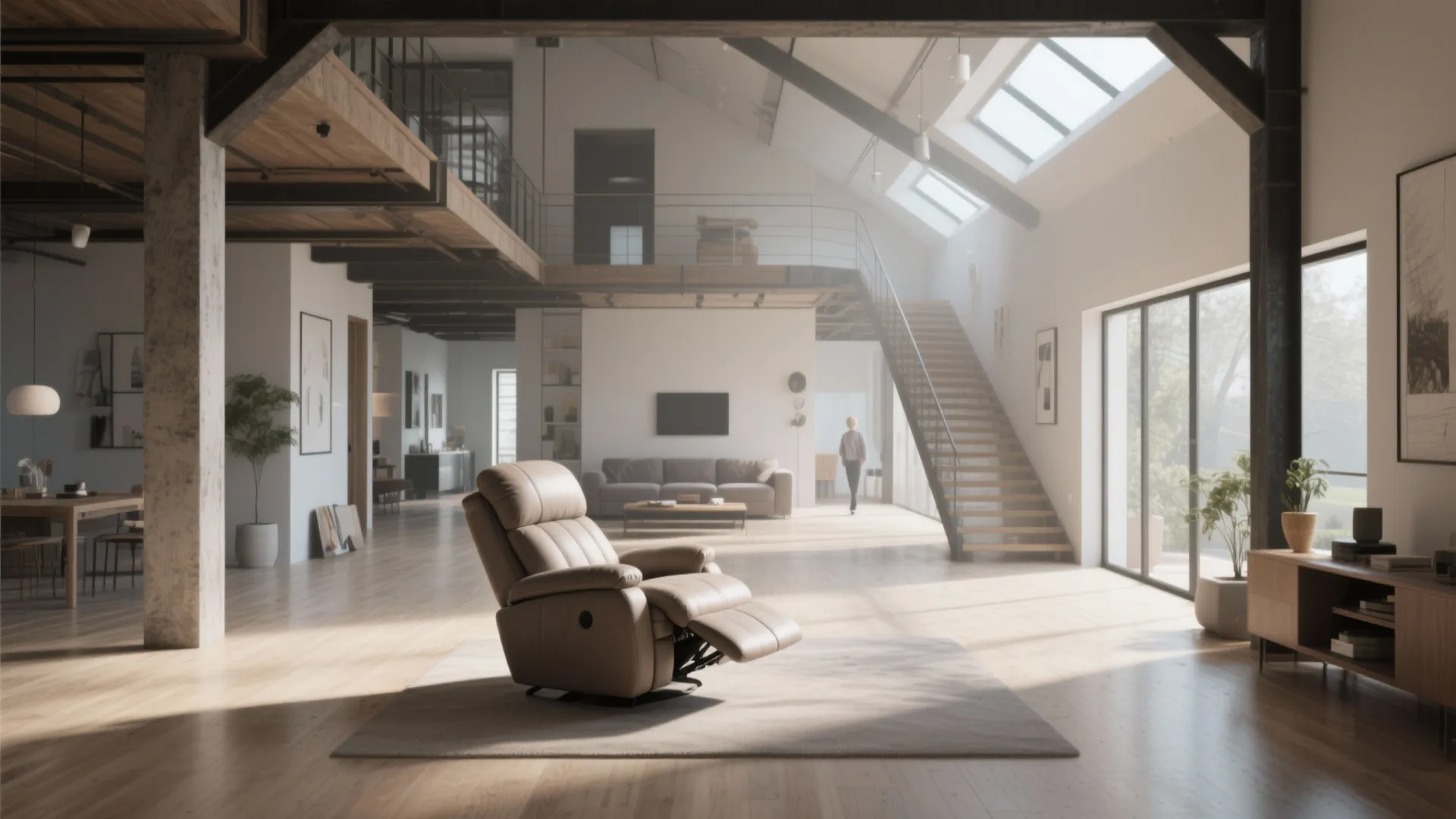 4. Floating Layout with Open Backs