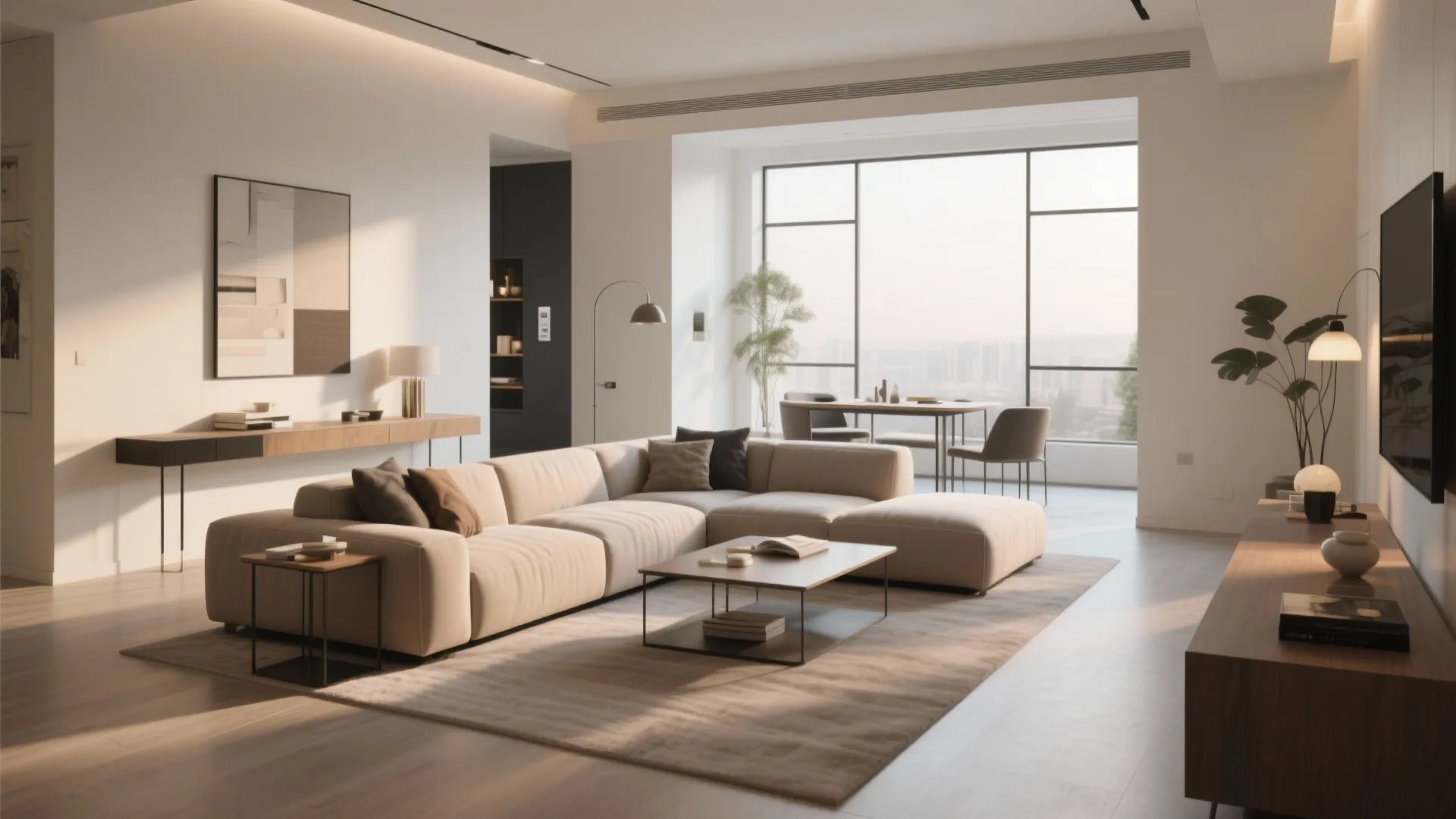 10. Floating Sectionals Away from Walls