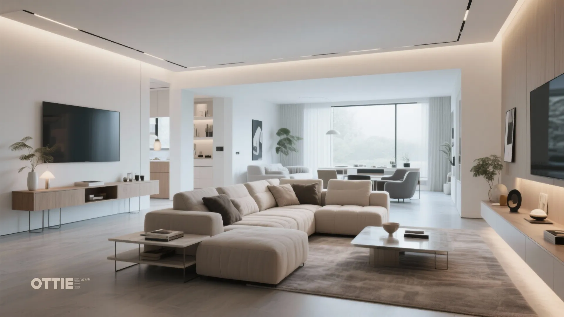 4. Floating Sectional Layout