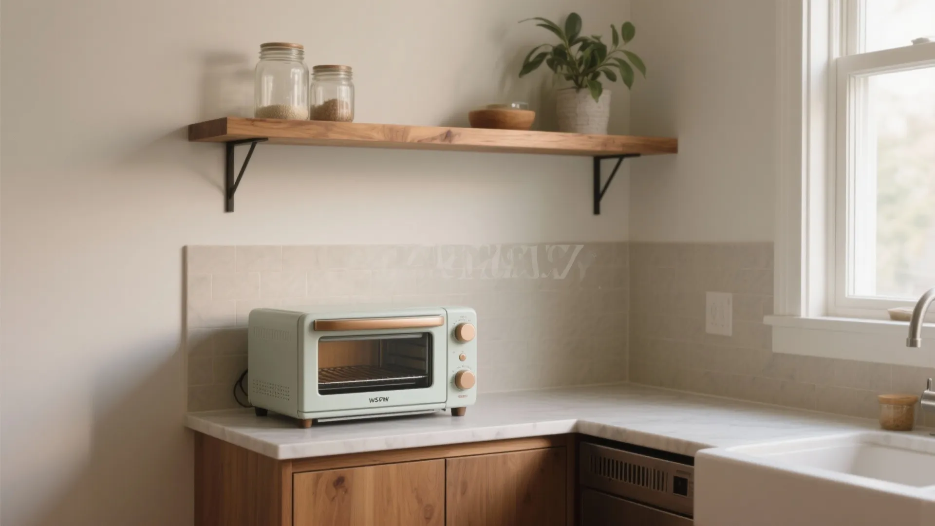 2. Floating Shelf Station: Use Wall Verticality