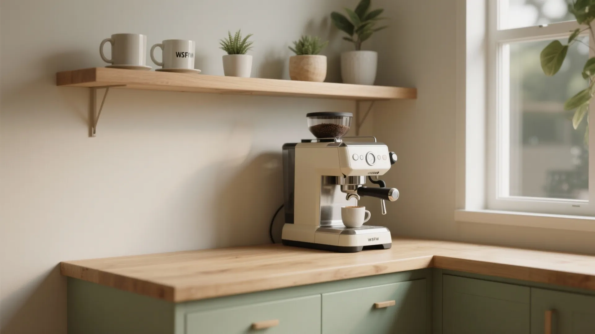 2. Floating Shelf Bar