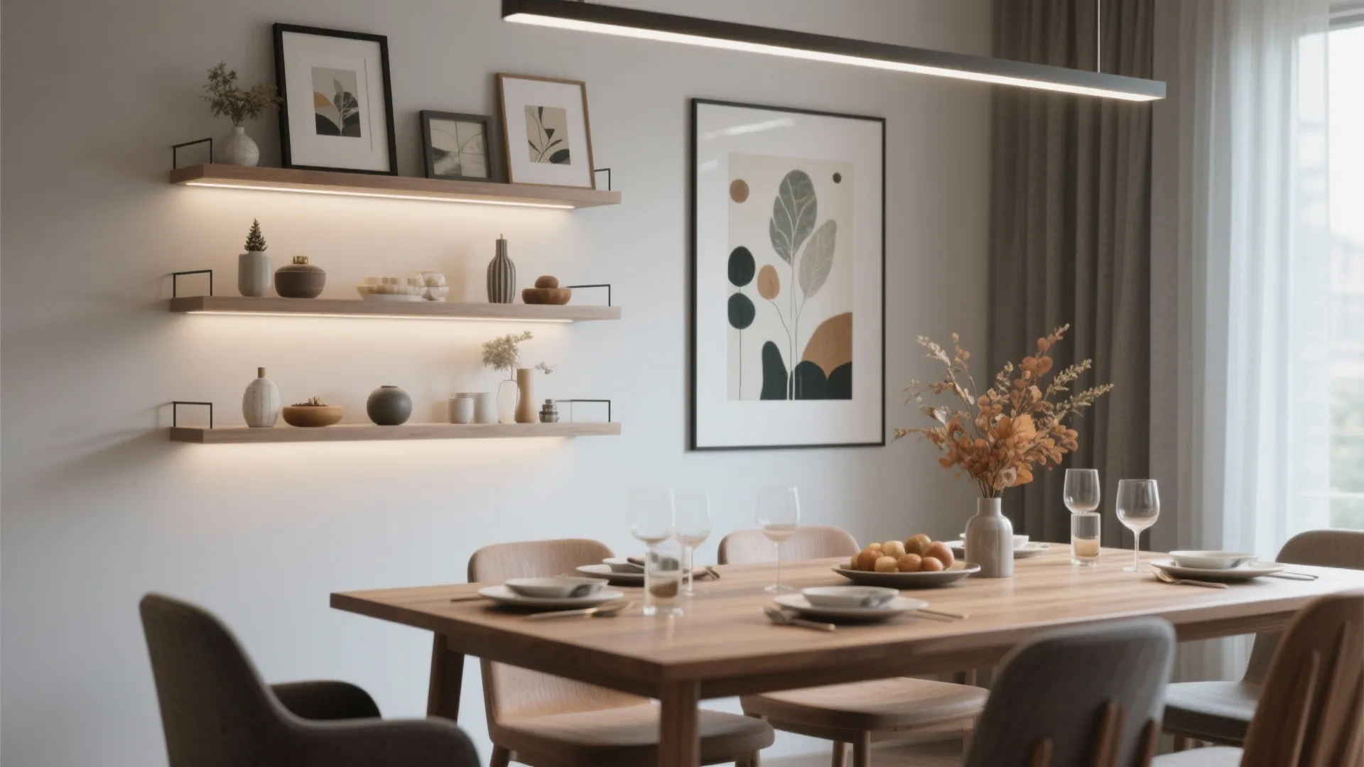 4. Floating Shelf Display