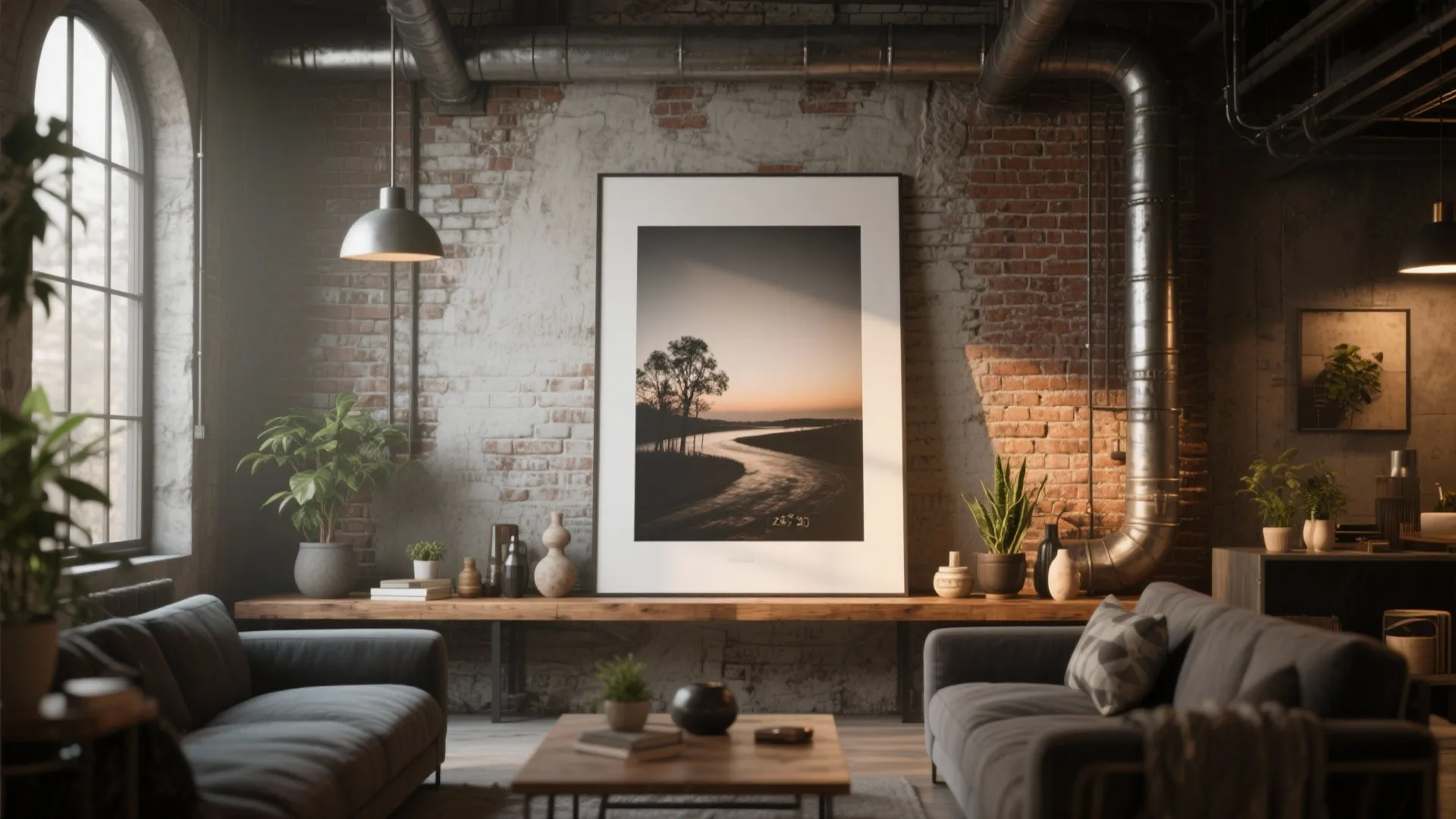 2. Floating shelf display