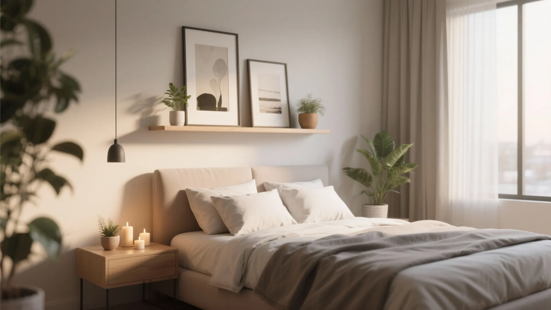 2. Floating Shelf Gallery