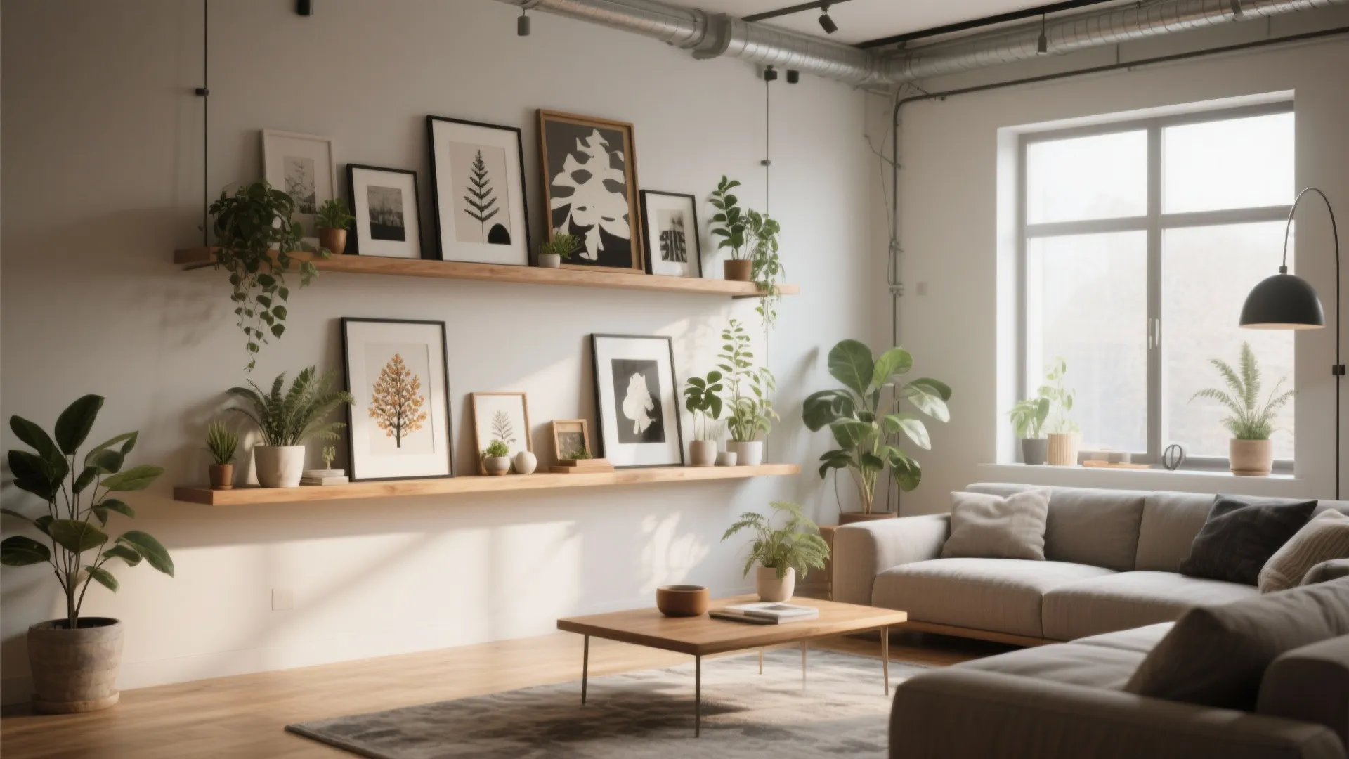 3. Floating Shelf Frame Display