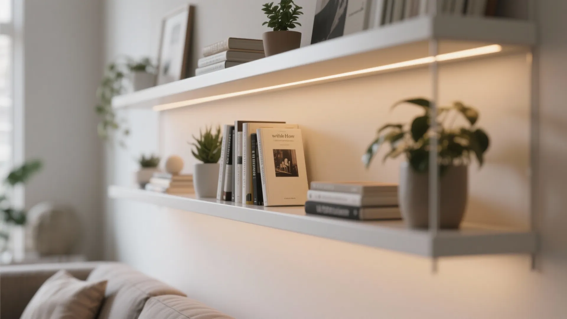 2. Floating Shelf Accents