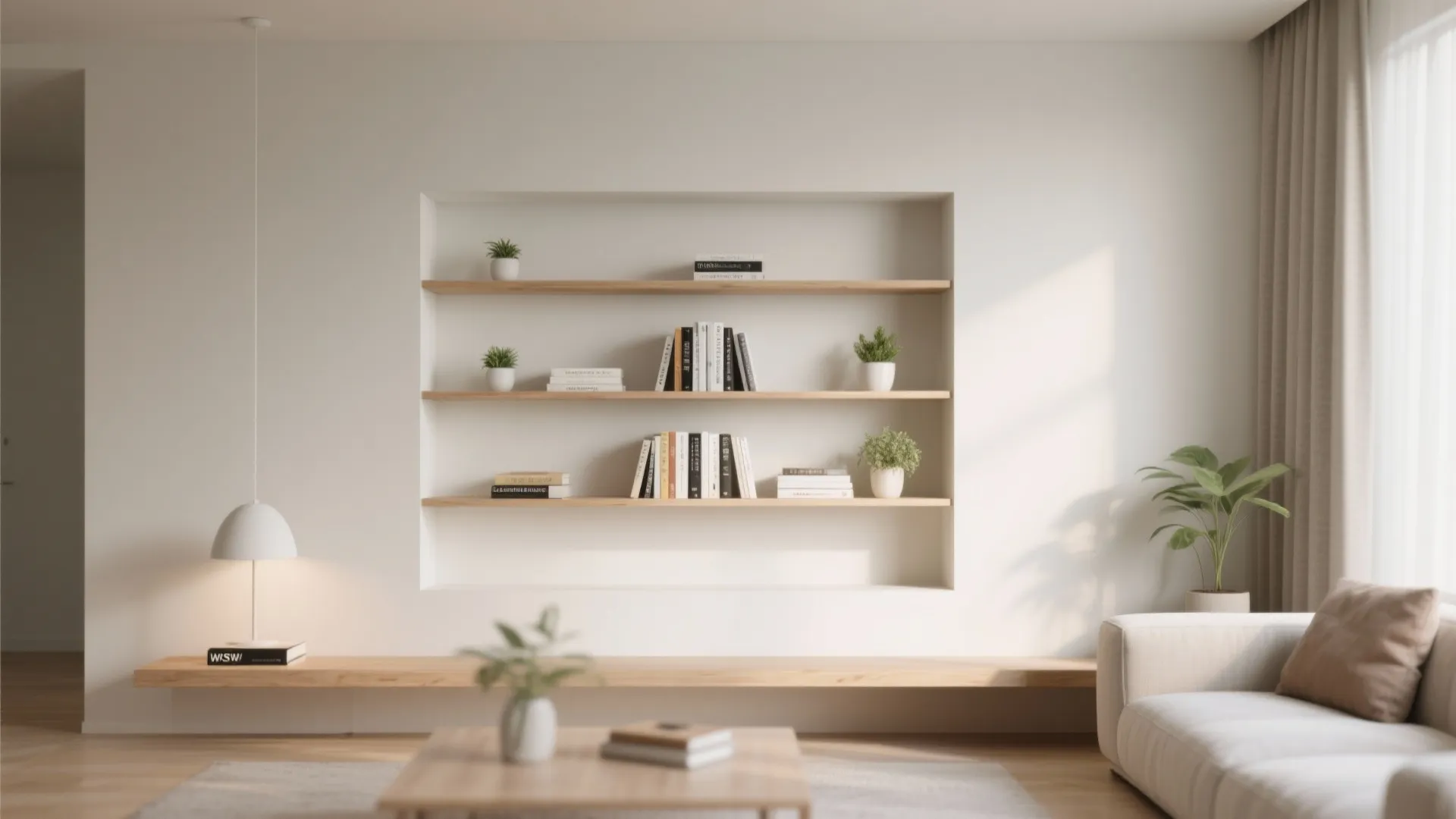 5. Floating Shelf Niches