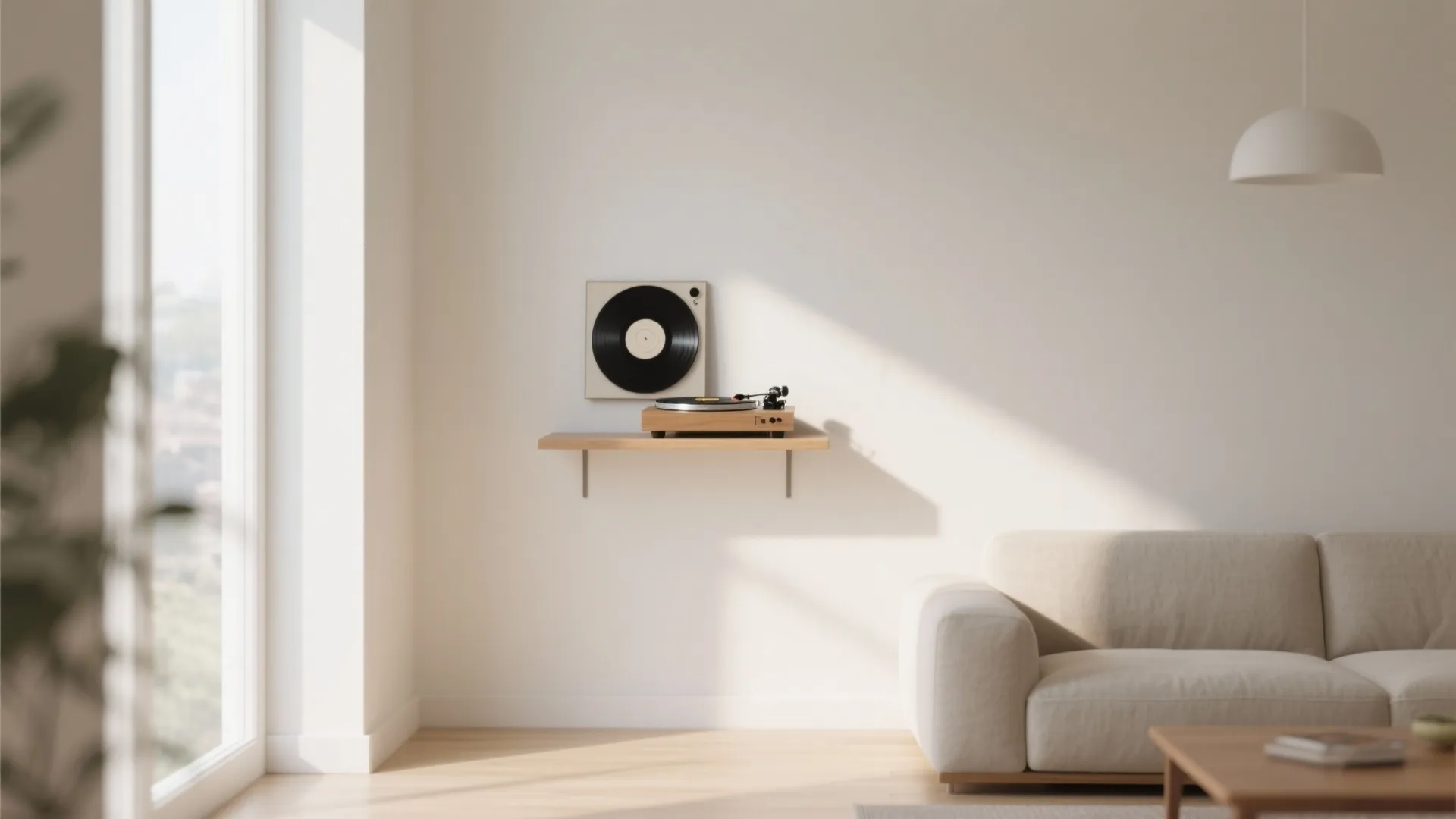 2. Wall-Mounted Floating Shelf