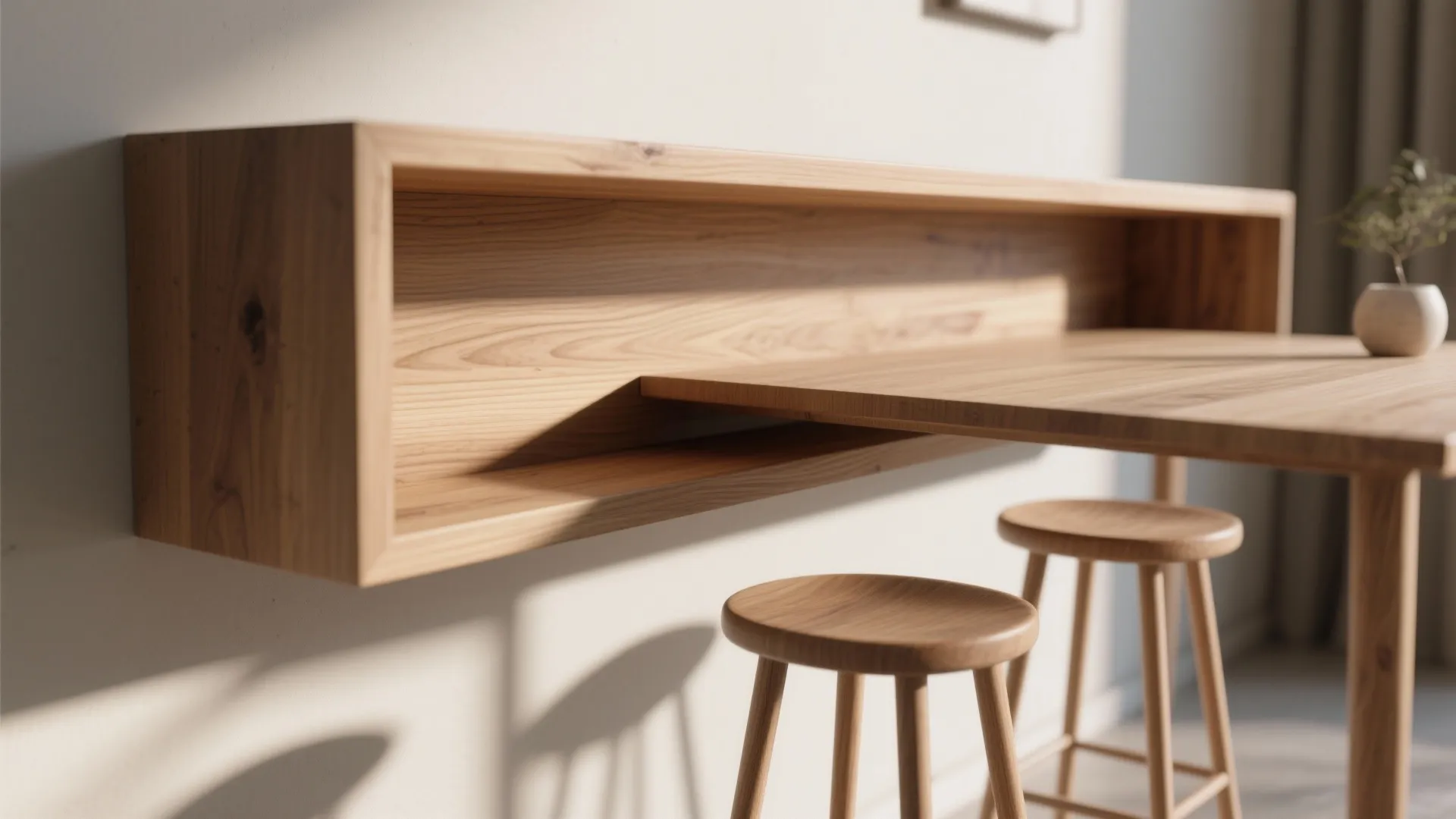 4. Floating Shelf Table