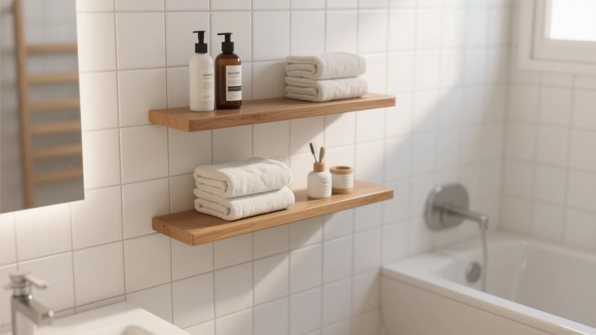 6. Floating Shelves