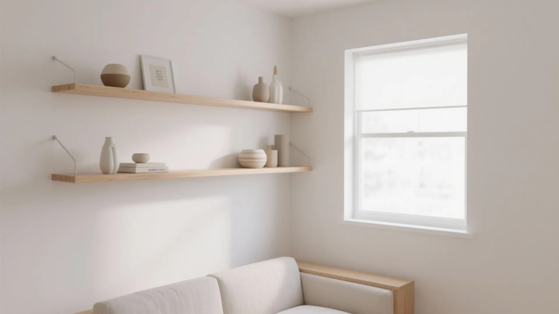 Minimalist Floating Shelves