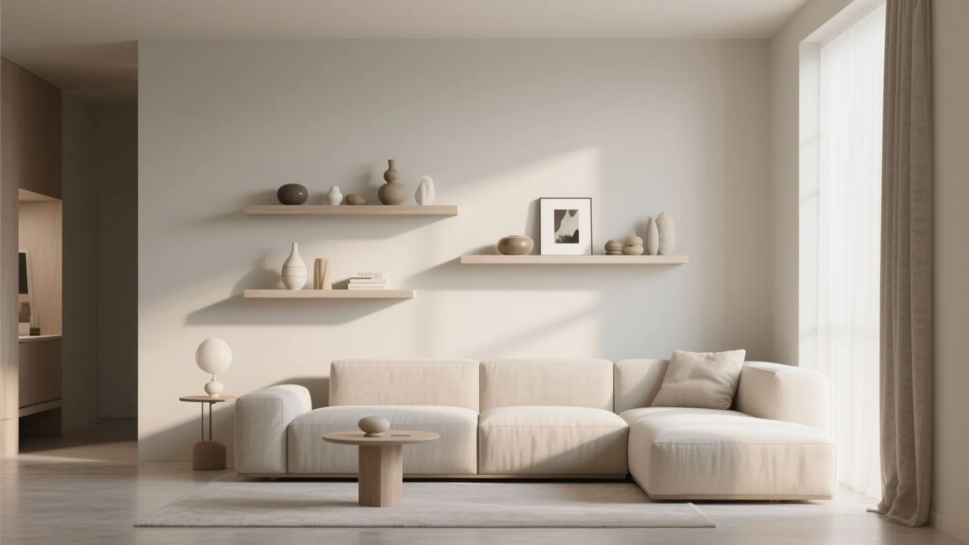 Minimalist Floating Shelves