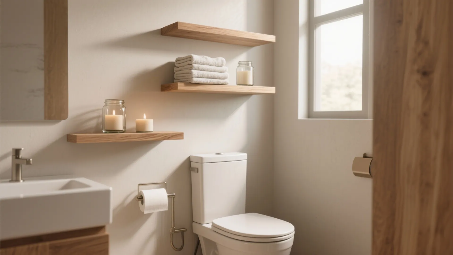 5 Bathroom Decorative Shelving Ideas: Creative, compact shelving solutions I use to add storage and style in small bathrooms
