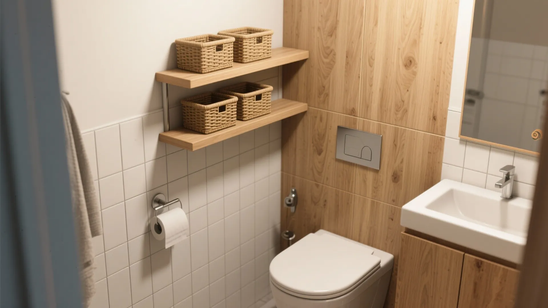 3. Floating Shelves and Vertical Storage