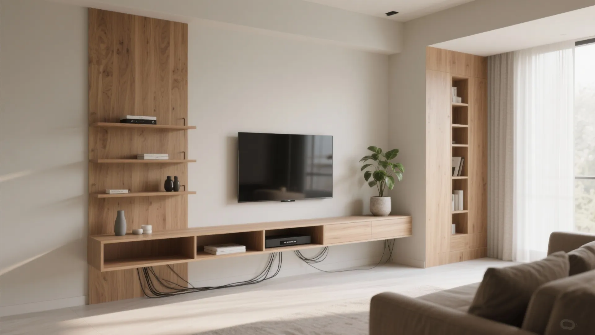 Floating furniture and wall-mounted solutions