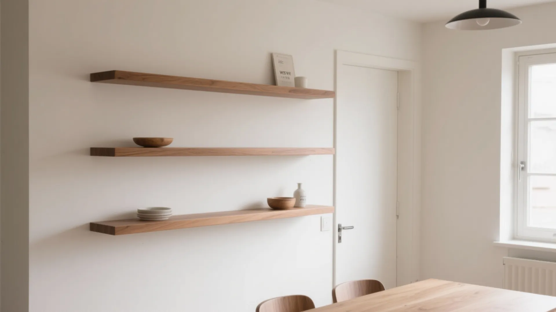 Floating Shelf Bands with Rhythmic Lines