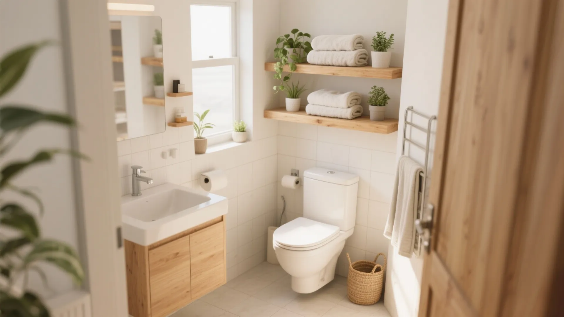 3. Floating Shelves for Storage and Style