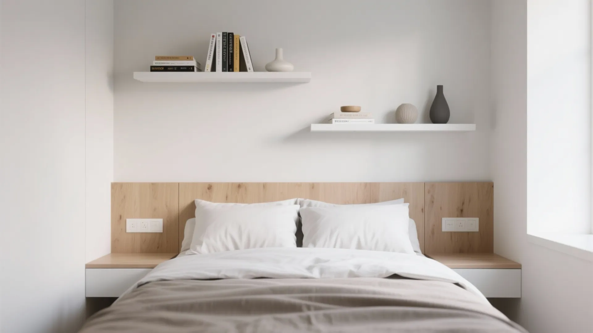 Minimalist Floating Shelves